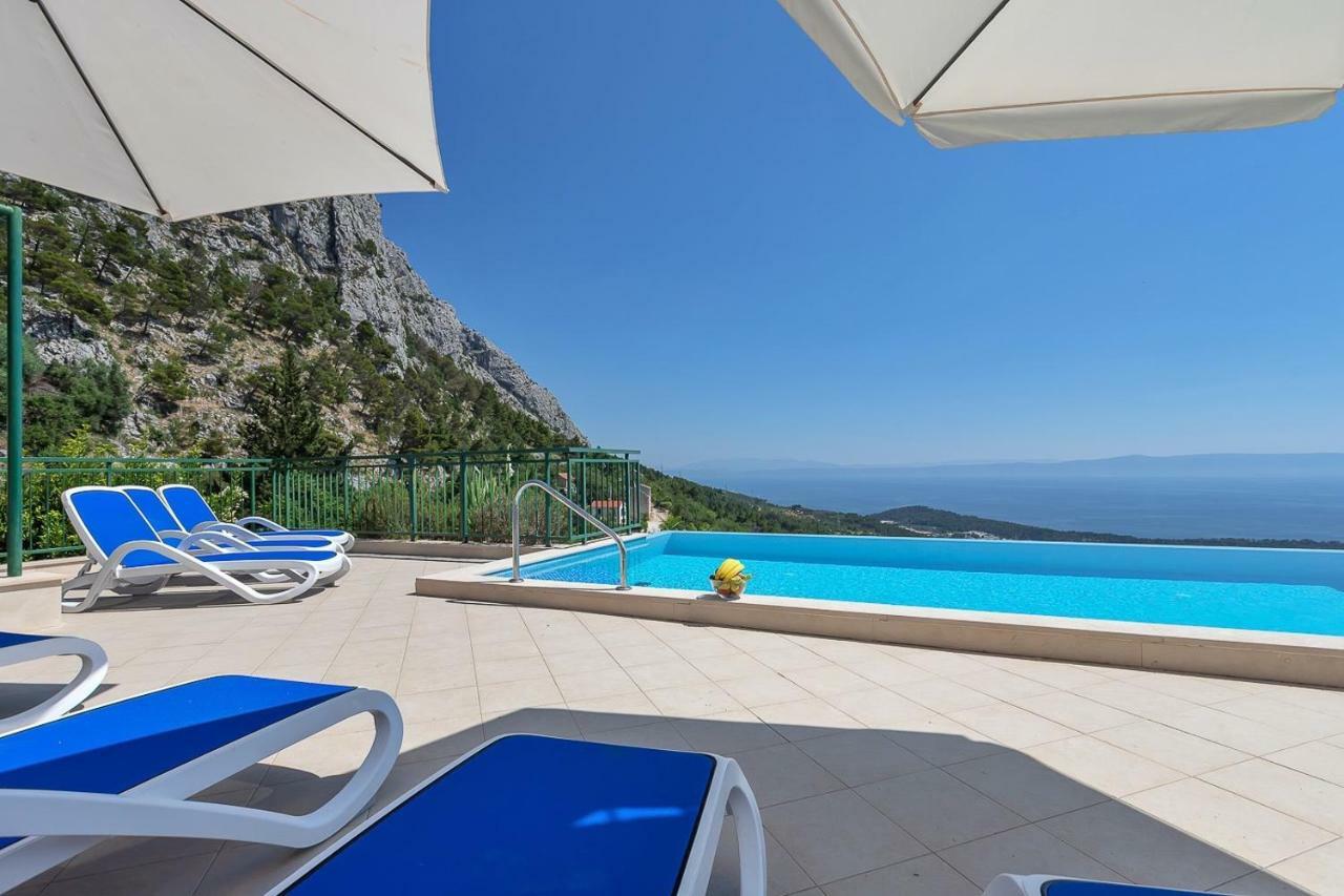 Villa Makar,Heated Pool,Gym,Grill,Seaview Makarska Eksteriør billede