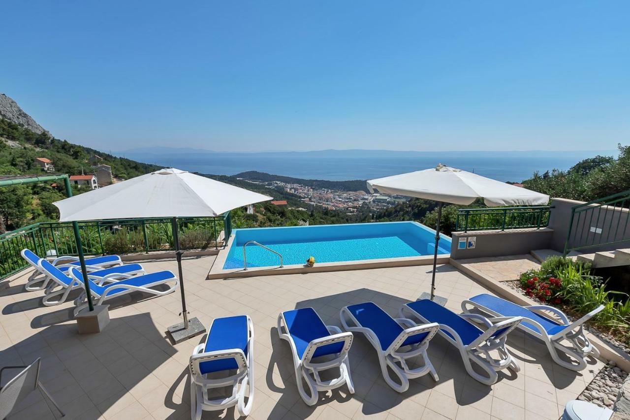 Villa Makar,Heated Pool,Gym,Grill,Seaview Makarska Eksteriør billede