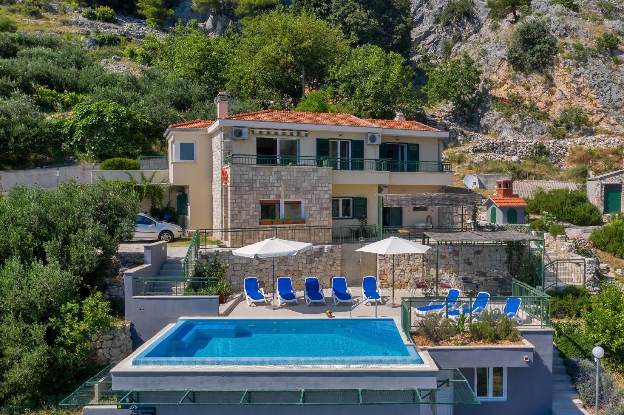 Villa Makar,Heated Pool,Gym,Grill,Seaview Makarska Eksteriør billede